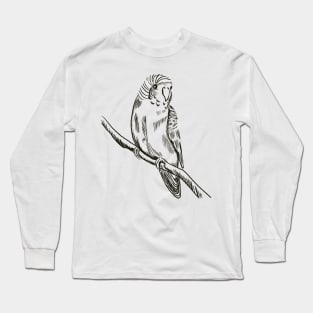 Green Parakeet Long Sleeve T-Shirt